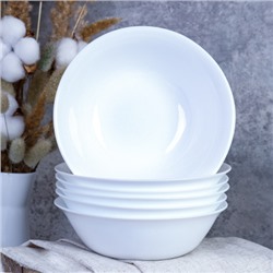 Столовый набор 37 предметов Глэйд с розетками / 30/759565220/XN (WHITE) /уп 2/