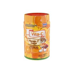 Витамин С для детей со вкусом апельсина от VITA-C 25 мг 1000 таблеток