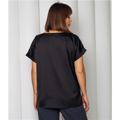 Блуза #ОКТ035001-1, чёрный