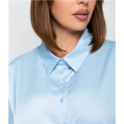 Рубашка #ОКТ085005, голубой