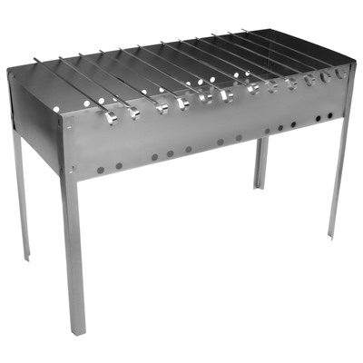 Мангал maclay "Профи", 12 шампуров, 70×30×50 см, металлический, разборный