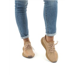 05-B552-8 BEIGE Кроссовки женские (текстиль)