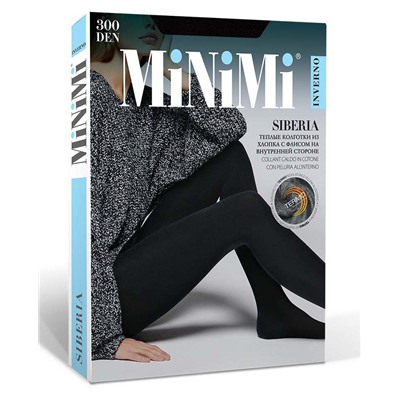 Minimi Siberia 300, колготки из хлопка с флисом