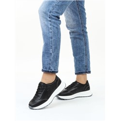 03-A9043-1 BLACK Кроссовки женские (натуральная кожа)