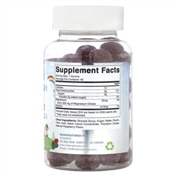 Vitamatic, Для детей, успокаивающие жевательные таблетки с магнием, натуральная малина, 60 жевательных таблеток