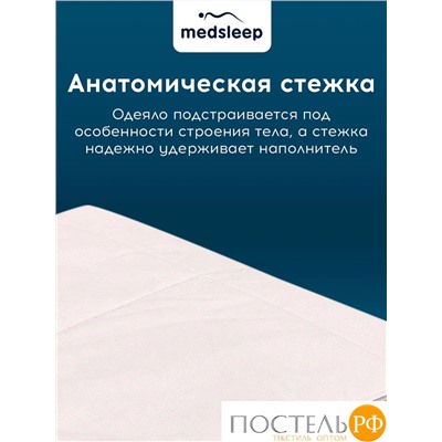 MedSleep HIMALAYAS Oдеяло 140х200, 1пр,хлопок/шерсть/микровол.