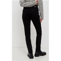 Джинсы утепленные женские Slim Fit F122-0140W black