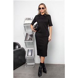 Блуза трикотажная чёрного цвета Вербена №3