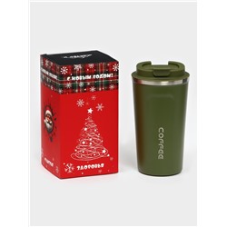 Термокружка, 500 мл, сохраняет тепло 10 ч, зеленый