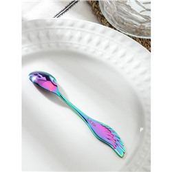 Ложка чайная Magistro Wings, длина 14 см, нержавеющая сталь, хамелеон