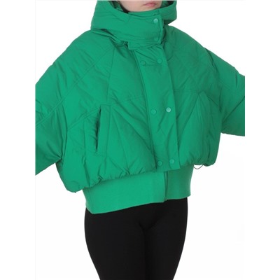 H24-033 GREEN Куртка пуховая зимняя женская (пух)
