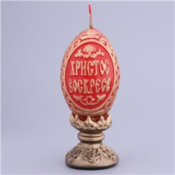 Декоративная свеча фигурная «Пасхальное яйцо резное»