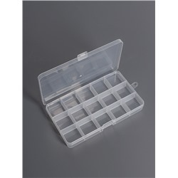 Органайзер для хранения мелочей, с подвесом, 15 ячеек, 17.5×10×2 см