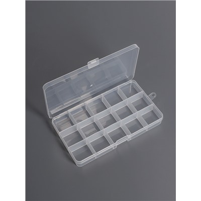 Органайзер для хранения мелочей, с подвесом, 15 ячеек, 17.5×10×2 см