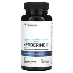 Vitauthority, Berberine Plus с дигидроберберином и цейлонской корицей, 60 вегетарианских капсул