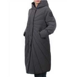 H265 DK.GRAY Пальто зимнее облегченное женское (150 гр. холлофайбер)