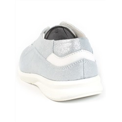 05-DF99-21P LT. BLUE Полуботинки женские спортивные (натуральная кожа)