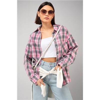 Рубашка женская в клетку Happyfox