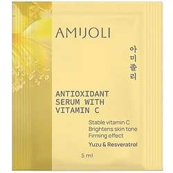 AMIJOLI Антиоксидантная сыворотка с витамином С экстрактом юдзу и ресвератролом 5 мл