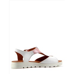 Босоножки ED'ART 2001.115'w.white-pink R