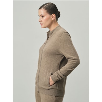 Джемпер из кашемира женский KW020992-E капучино