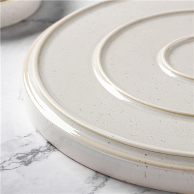 Подстановочная тарелка Magistro Urban, d=27.5 см, фарфор, белая