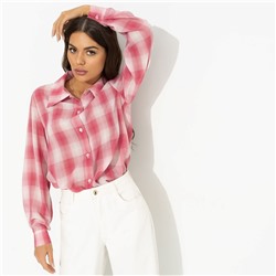 Рубашка свободного кроя, Цветущее очарование (яркая)