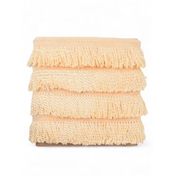 Тесьма декоративная «Бахрома» жгут, 6.5 см, 20 м±0.5, молочная