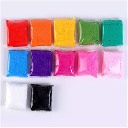 Лёгкий пластилин, набор 12 цветов