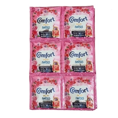 (Упаковка 24 шт) Кондиционер для стирки белья Comfort Softener Floral Fresh 17 мл x 24 шт, Comfort Softener Floral Fresh 17 мл × 24 шт — свежесть и мягкость ваших тканей