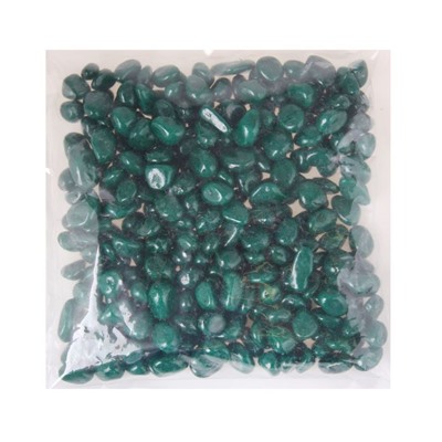 Грунт для аквариума DECOR DE «Галька цветная», фр. 8-12 мм, темно-зелёная, 800 г