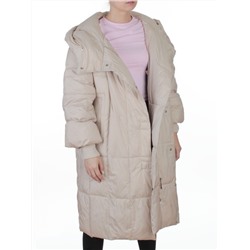 8892 LT. BEIGE Пальто зимнее женское (200 гр. холлофайбер)