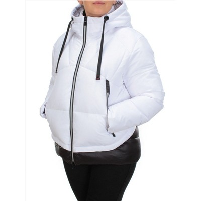 21068 WHITE Куртка зимняя женская FLANCE ROSE (200 гр. холлофайбера)