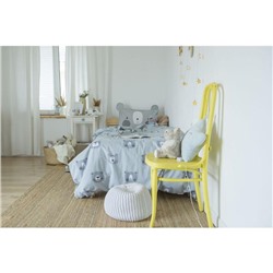 Постельное белье «Этель» 1,5 сп Gray bear 143х215 см, 150х214 см, 50х70 см -1 шт