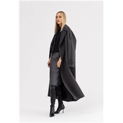 Пальто женское серый