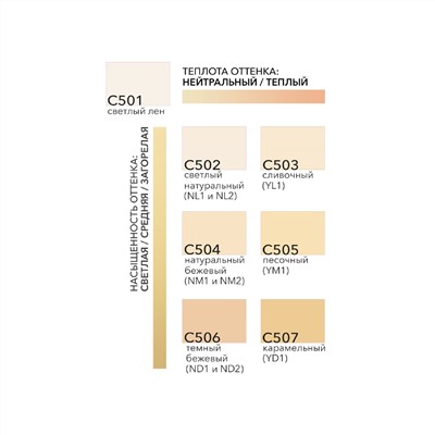 Основа матовая компактн. С503 (сливочный)