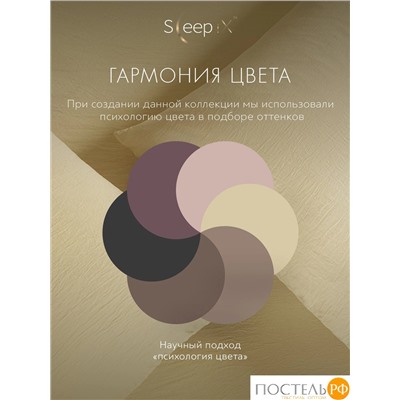 SleepiX ЮКО беж. К-т наволочек 50x70-2, 2пр., модал/бамбук