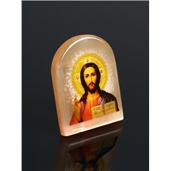 Икона настольная «Господь Вседержитель», 6×5 см, селенит