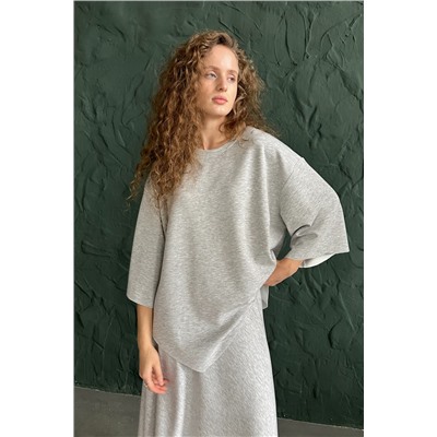 Блузка женская  ASY105/01/Серый меланж