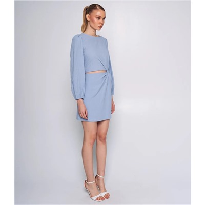 Платье #ОКТ025014, голубой