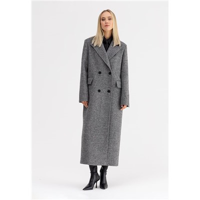 Пальто женское серый