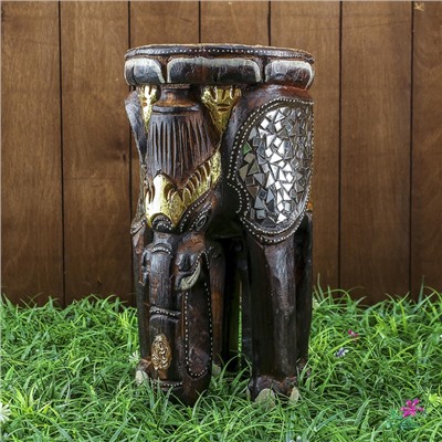 УЦЕНКА Табурет «Слоник» дерево 22×22×40 см