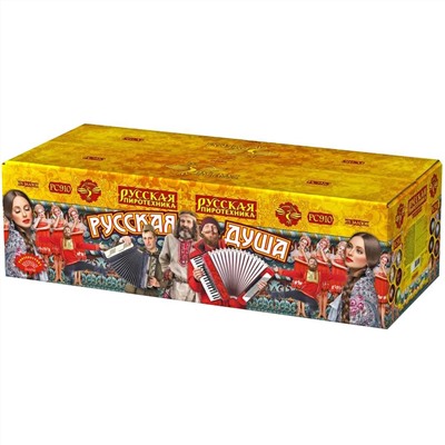 Фейерверк РС9230 Русская душа (1", 1,2", 1,5" х 175)