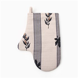 Варежка - прихватка «Этель» Leaves, 20×27 см, 100% хлопок, репс 220 г/м²