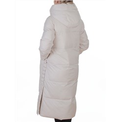 8310 LT. BEIGE Пальто зимнее женское (200 гр. холлофайбер)