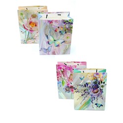 Пакеты подарочные Summer female style 4вида УПАКОВКА 12шт (18*23*10 см) QZHZD-617C-2