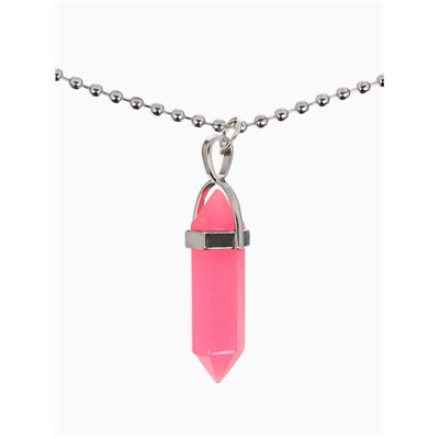 Кулон на цепочке «Маятник», малиновый, 40 см