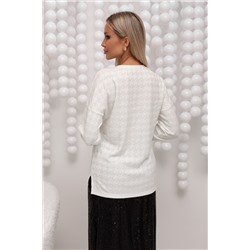 Джемпер трикотажный белый Меган №20