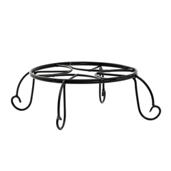 Подставка под тандыр, d=37 см, максимальная нагрузка 150 кг, металл, чёрная, форма МИКС