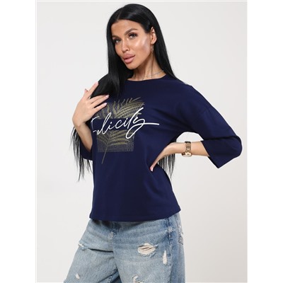 Хоста - футболка чернильный